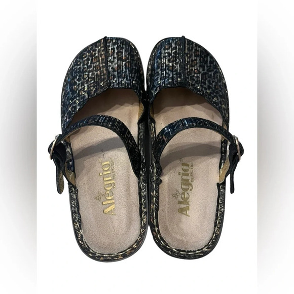 Alegria Womens Leather Mary Jane Tuscany Leopard Spot Slip On Mule Shoes - Picture 3 of 6